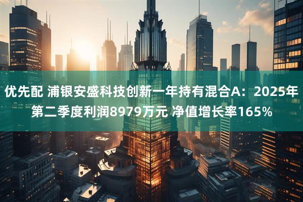 优先配 浦银安盛科技创新一年持有混合A：2025年第二季度利润8979万元 净值增长率165%